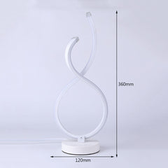 Modern Spiral Table Lamp