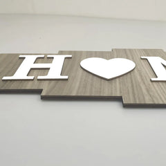 Wooden Home Sign Decoration