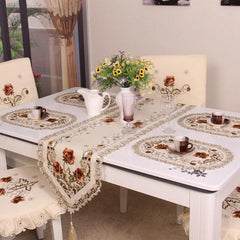 Pastoral Embroidered Tablecloth