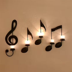 Music Symbol Candle Holder